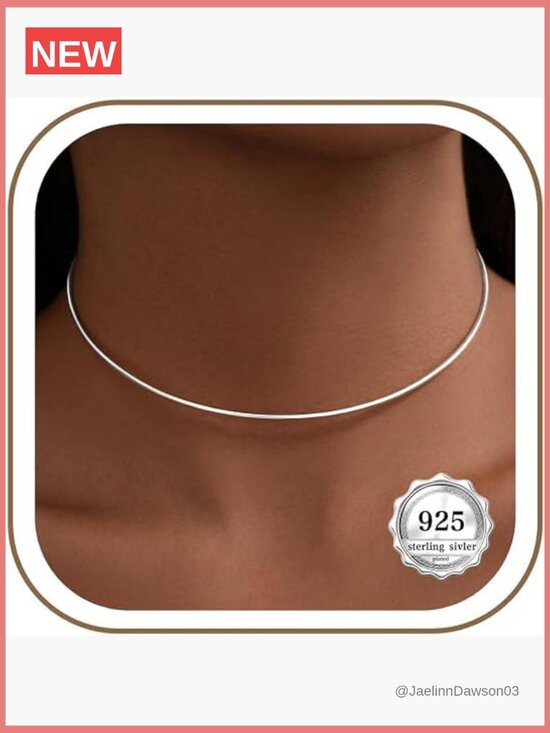 Jewelry - Minimalist Thin Open Cuff Choker Necklace 14K Gold Plated Stainless Steel